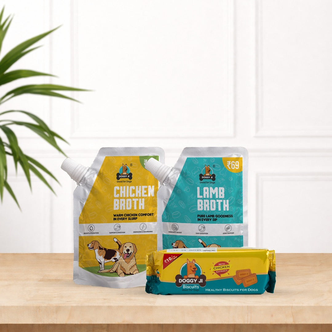 Doggyji Chicken Biscuit & Broth Combo Subscription
