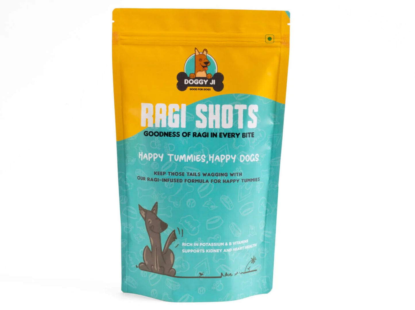 Doggy Ji Combo : Doggy Ji Biscuits (with Chicken Extracts) – 30 Packets + Ragi Shots – 1 Pouch