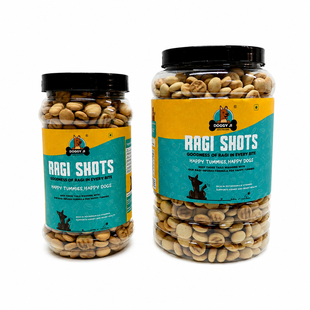 Doggy Ji Ragi Shots – Nutritious Dog Treats